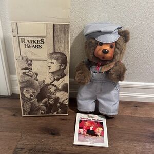 Brown Bear in Blue Outfit